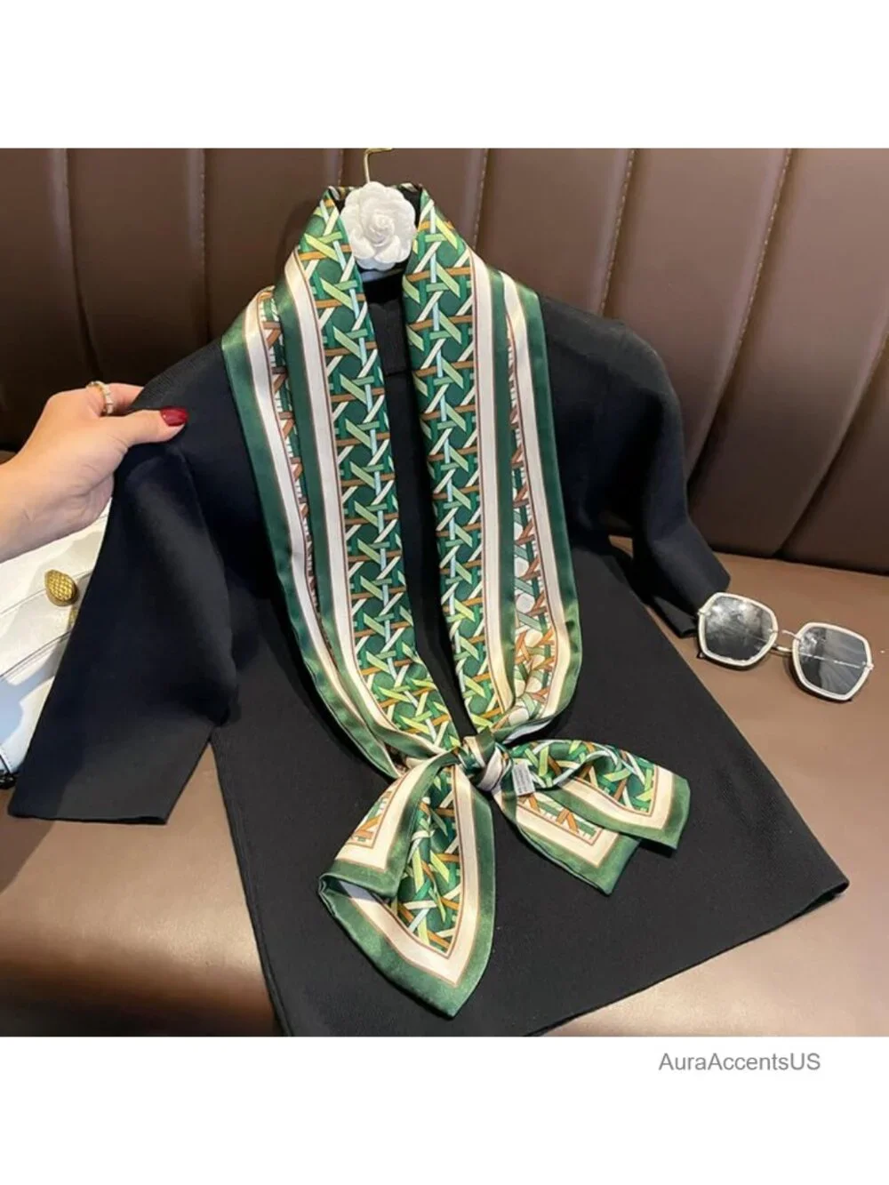 100% Mulberry Silk Long Scarf 59
